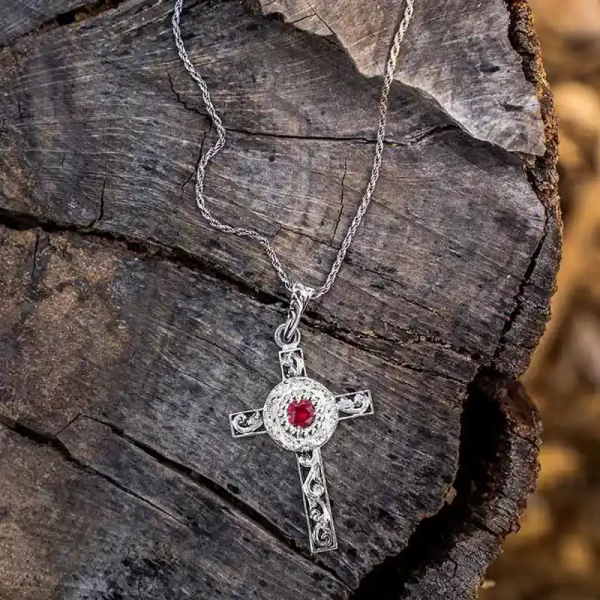 Micah Custom Cross Pendant